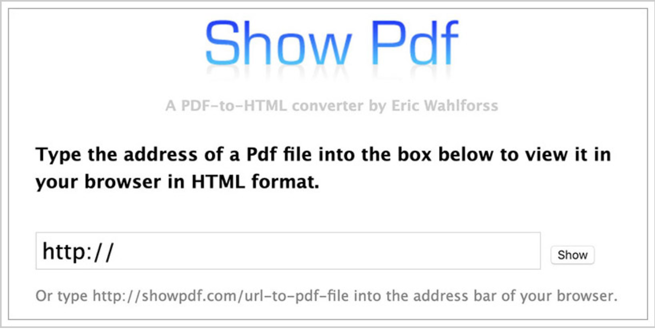 show pdf file