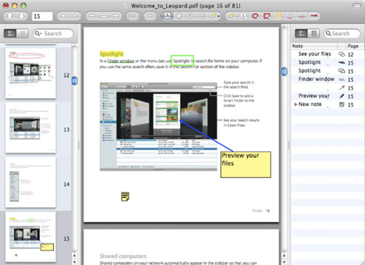 Skim A feature-filled PDF reader and note-taker for OS X. It is designed to help you read and annotate scientific papers in PDF. (desktop tool)