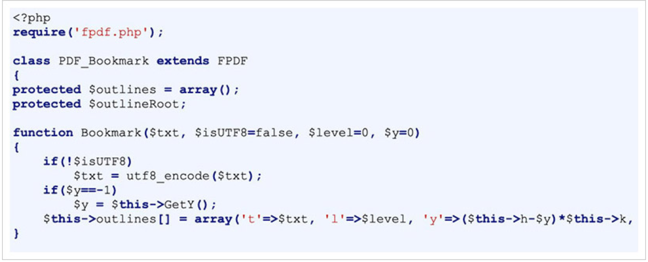 FPDF adalah kelas PHP yang membolehkan untuk menjana fail PDF dengan PHP tulen secara percuma