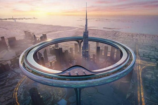 giant ring to encircle Burj Khalifa